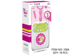 1084 HỘP LOA KARAOKE PIN + MICRO