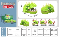X023-27C-1  HỘP KHỦNG LONG SỪNG CẮN TAY 12C