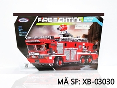 XB-03030 HỘP LOGO RÁP XE CT CỨU HỎA THANG 720 MIẾNG Fire Fighting