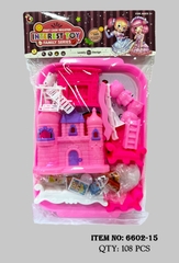 6602-15  TÚI KHÂY NỘI THẤT NHÀ LÂU ĐÀI + 2C MÈO KITTY