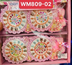 WM809-02 LỐC 24 MIẾNG DÁN MÓNG TAY