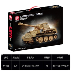 66065  HỘP LOGO RÁP XE TĂNG 526 MIẾNG