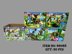 66068  HỘP LOGO RÁP MY WORLD HỘP 4C