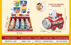 6668-17A3  HỘP THỎ LÁI XE LON NƯỚC NGỌT 12C