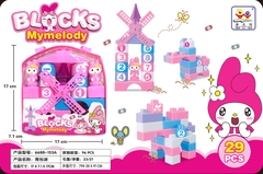 6688-153A  TÚI RÁP BALO LÂU ĐÀI, CỐI XAY GIÓ + 2C THỎ