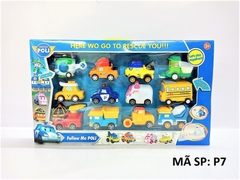 P7 HỘP XE ROBOCAR POLI TRỚN 12C (ĐỦ MẪU)