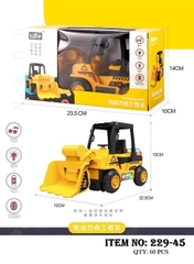 229-45 HỘP XE CÔNG TRÌNH XÚC PIN NHẠC ĐÈN