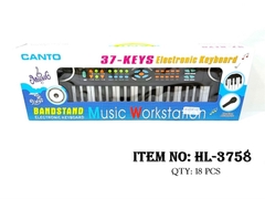 HL-3758 HỘP ĐÀN ORGAN PIN 37 PHÍM + MICRO