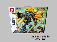 68255  HỘP LOGO RÁP ROBO NINJA 2005 MIẾNG