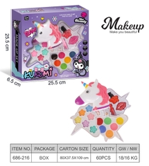 686-216  HỘP PHẤN TRANG ĐIỂM 3 TẦNG NGỰA PONY