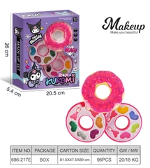 686-217E  HỘP PHẤN TRANG ĐIỂM 2 TẦNG BÁNH DONUT