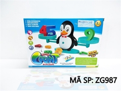 ZG987 HỘP CÂN CHIM CÁNH CỤT TOÁN HỌC Count Penguins