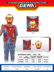 6170-13 TÚI QUẦN ÁO NGƯỜI SẮT + MẶT NẠ (OPP)