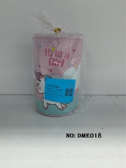 DME018 TÚI HỘP ĐỰNG TIỀN BẰNG SẮT HÌNH TRỤ