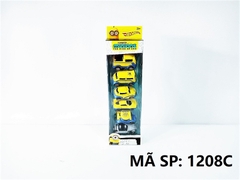 1208C HỘP XE MINION SẮT TRỚN 6C ĐỦ MẪU (HƠI, ĐUA, BÁN TẢI) Hot Whells