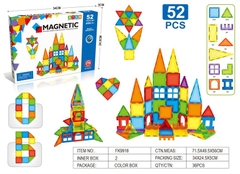 FK9918 HỘP XẾP HÌNH NAM CHÂM LÂU ĐÀI 52 MIẾNG MAGNETIC