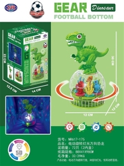 NR617-175 HỘP KHỦNG LONG ĐỨNG BANH PIN BÁNH RĂNG NHẠC ĐÈN