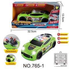 765-1 HỘP XE HƠI LOA NÚT BẤM PIN NHẠC ĐÈN