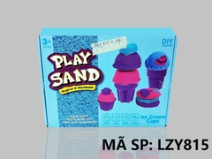 LZY815 HỘP ĐẤT SÉT CÁT MÀU NẶN KEM