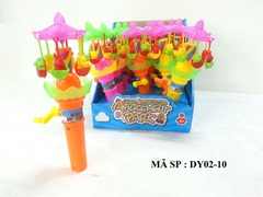 DY02-10 HỘP QUẠT QUAY TAY MÁI ĐÌNH 12C ĐÈN