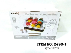 2490-1 HỘP BẾP NƯỚNG XIÊN QUE GỖ