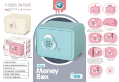 7608  HỘP MÁY RÚT TIỀN ATM PIN, VÂN TAY, CHÌA KHÓA + SẠC USB