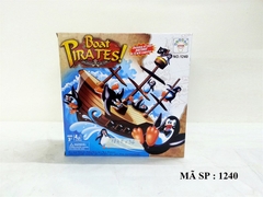 1240 HỘP LOGO RÁP TÀU CƯỚP BIỂN + CHIM CÁNH CỤT (HẢI TẶC)