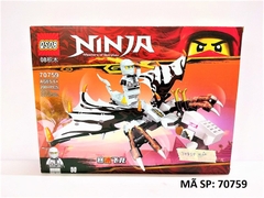 70759 HỘP LOGO RÁP RỒNG BAY NINJA 200 MIẾNG MÀU TRẮNG 70761, 70758, 70760