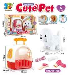 799-10B  HỘP LỒNG THÚ CHÓ PIN, MÁY SẤY, LƯỢC