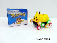 3313-4 HỘP XE POKEMON PIN 12 BÁNH LẬT