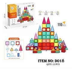 D018 HỘP XẾP HÌNH NAM CHÂM LÂU ĐÀI 110 MIẾNG