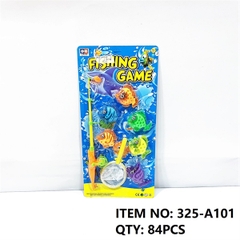 325-A101 VỈ CÂU CÁ 1 CẦN HÍT 6C TRONG + VỢT
