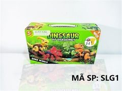 SLG1 HỘP KHỦNG LONG 4C ĐỦ MẪU RÁP ỐC VÍT + KHOAN Dinosaur Diy Disassembly SLG-1, SLG-2