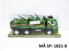 1821-8 HỘP KIẾNG XE QUÂN SỰ TRỚN 1 TẦNG CHỞ 2C XE TĂNG