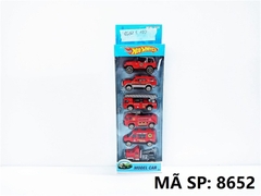8652 HỘP XE CỨU HỎA SẮT TRỚN 6C ĐỦ MẪU Hot Wheel
