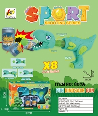 807A  HỘP CÂY THỤT BANH KHỦNG LONG + 8 BANH + 2 BIA