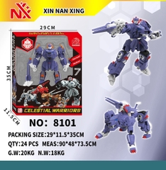 8101  HỘP RÁP ROBO BIẾN HÌNH THÚ (SÓI)