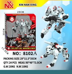 8102A  HỘP RÁP ROBO BIẾN HÌNH THÚ (GẤU)