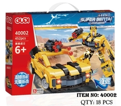 40002 HỘP LOGO RÁP ROBO BIẾN HÌNH XE 452 MIẾNG