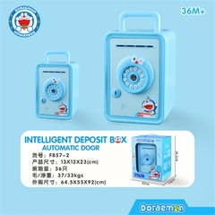 F857-2 HỘP MÁY RÚT TIỀN ATM PIN DOREMON NHẬN DIỆN KHUÔN MẶT