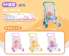 832-5B  TÚI XE ĐẨY NÔI SẮT BÉ GÁI