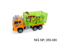 352-101 TÚI XE TRỚN 1 TẦNG CHỞ 2C KHỦNG LONG (XE THÚ)