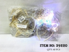 39220 TÚI 12C CÀI TÓC ĐÈN CHUỖI KIM TUYẾN ĐỦ MẪU (NGỰA, BƯỚM, THỎ)