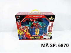 6870 HỘP RÁP ROBO BIẾN HÌNH THÚ RỪNG 5 IN 1 Deformation Beasts