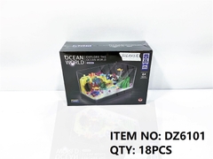 DZ6101 HỘP LOGO RÁP BỂ CÁ KHÁM PHÁ ĐẠI DƯƠNG 559 MIẾNG ZHE GAO Ocean World