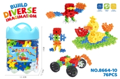 8664-10  HỘP LOGO RÁP 76 MIẾNG