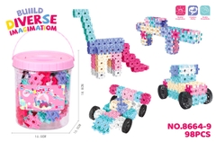 8664-9  HỘP RÁP XE 98 MIẾNG