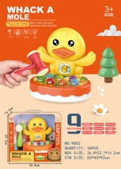 9802 HỘP ĐẬP CHUỘT VỊT PIN 7C + 1C BÚA