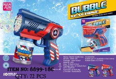 8899-18C  VỈ CÂY PHUN XÀ BÔNG PIN NHỆN, ĐỘI TRƯỞNG MỸ 10 TIA