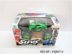 YQ037-3 HỘP XE HƠI ĐỊA HÌNH ĐIỀU KHIỂN CẦN GẠT XOAY, CÓ SẠC, TL 1:14